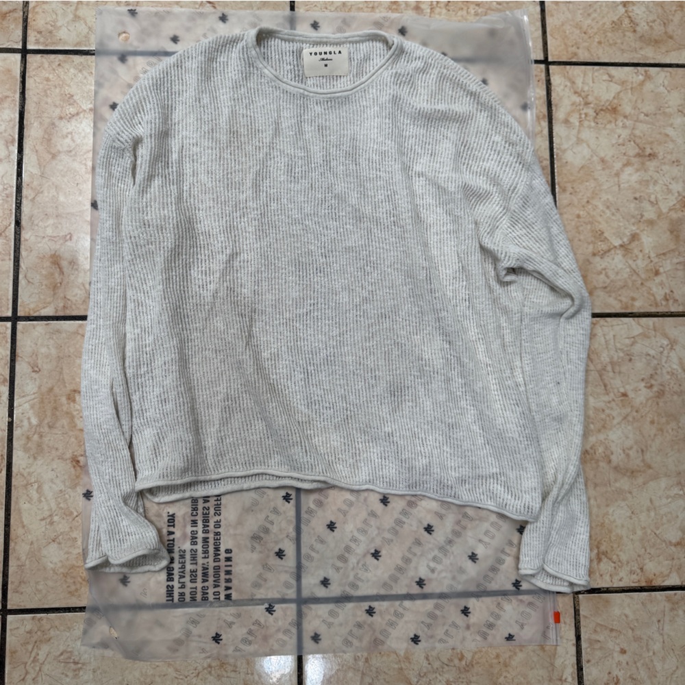 Youngla white Knit Sweater